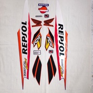 WAVE REPSOL wave stamp set, motorcycle sticker