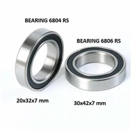 BEARING 6806 2RS 2 RS 20x32x7 mm 30x42x7 mm LAHER LAKER BERING SEALED RUBBER CAP