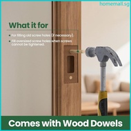 HO Door Hole Cover Plate with  Dowel Strips Door Hole Filler Plates Enduring