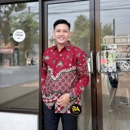 Atasan Batik Baju Tunik Kemeja Couple Modern Jumbo Busui Seragam Nikahan Motif Bintang
