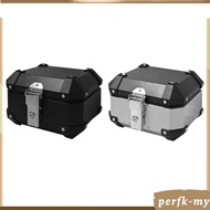 [PerfkMY] Motorcycle Top Case 10L Storage Carrier Case Stable Security Lock Motorbike Tail Box Trunk