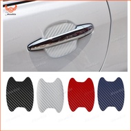 Universal Carbon Fiber Auto Car Door Handle Stickers Car Handle Protection Car Handle Anti Scratch Stickers Car Accessories