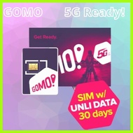 △ ♟ ⊙ Gomo Sim with 30 Days Unli Data / Gomo Sim 30 gb No Expiry Data Gomo Sim 5g Globe Gomo Sim