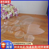 Glass Sheet Glass HD Production Arc Processing Clock Curved Round Convex Glass Transparent Instrumen