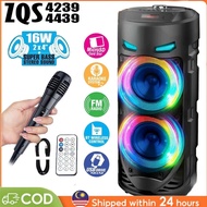 Bluetooth Speaker Karaoke KTV Mic Microphone Wired Spiker Besar Wireless Speaker Bluetooth