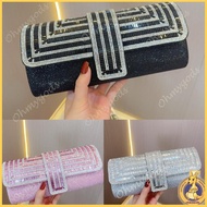 OMG* Women evening handbag with beaded flap for wedding guest parties