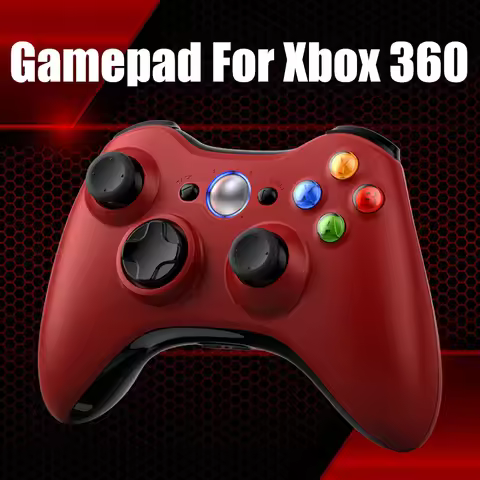 For Xbox 360 PC Gamepads 2.4G Wireless Gaming Controller Supports Microsoft Windows Joystick Dual Vi