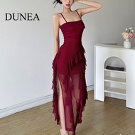 DUNEA Women's Sexy High-waisted Strapless Dress