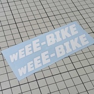 Cutting sticker folding bike sticker road bike fixed bike weee-bike vinyl