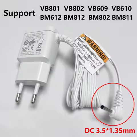 VB801 Baby Monitor EU Plug Power Adapter 110-240V DC 5V 1A 3.5x1.35mm For Baby Camera VB801 VB802 BM