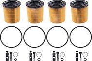 MOTOKU Pack of 4 Oil Filter w/Seals for Kia Rio K5 for Hyundai Accent Sonata Venue 1.6L 2019-2020 26