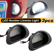 2PCS Canbus LED Licence Number Plate Light OEM#: 6340E2,6340E2 For 2005-2014 Peugeot 107 for 2005-20