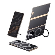 หนังวัวแท้ Magsafe เคสสำหรับ Huawei Mate XT ที่ยึดห่วงแม่เหล็กด้านหลัง