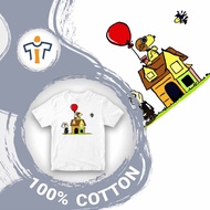 Cute Snoopy Peanut Up Balloon House Beagle Dog Cartoon Anime Kemeja T Shirt Lelaki Murah Perempuan B