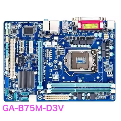 Suitable For Gigabyte GA-B75M-D3V Desktop Motherboard B75 B75M D3V LGA 1155 DDR3 Mainboard 100% Test