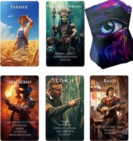 The Character Oracle Cards Deck - Tarot Cards for Who Questions, Beginner Oracle Deck, Foiled Oracle