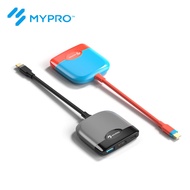 MYPRO 3 in 1 USB C Hub USB-C To 4K HD HDMI with PD USB 3.0 Hub Compatible Nintendo Switch