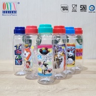 ONYX Refresh Water Bottle 800ml / 6 Character Color Tritan Drinking Bottle