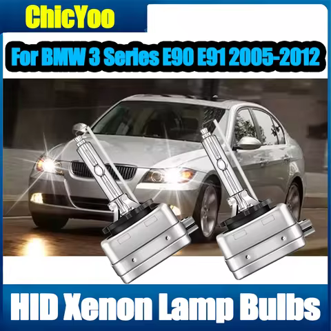 2PCS 6000K Super White 35W Xenon Headlight Bulbs 20000LM D1S Xenon Auto Lights High Power 12V For BM