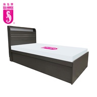 SEA HORSE Bed Frame with 3 Drawers with Head-box! (YHT-BED-N-HB)