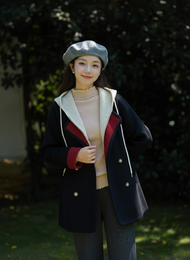 FA2SHOP รุ่น CS246 เสื้อโค้ทตัวยาวมีฮู้ด