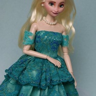 OOAK Elsa Frozen Doll 混合定制重繪藝術娃娃