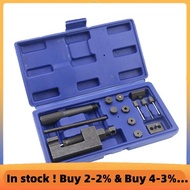 Motorcycle Chain Breaker Riveting Tool 6 Pins Chain Cutter Riveter Bike Chain Pin Press Handle for 4