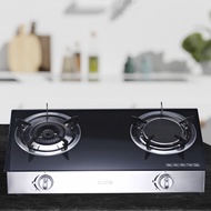 Fortem Fitness CLOSE เตาแก๊สตั้งโต๊ะหน้ากระจก 2 หัวเตาผสม JAMEL-02 สินค้าคุณภาพดี