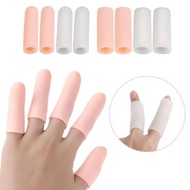 5PCS Gel Finger Cots Fingers Protectors Sleeves for Protect Fingertips Hand Eczema Crackin