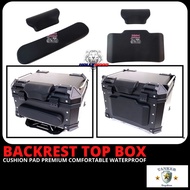 BACKREST CUSHION ALUMINIUM TOP BOX PREMIUM COMFORTABLE WATERPROOF SANDARAN BELAKANG BOX MOTOR