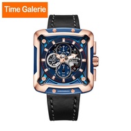 Alexandre Christie ALCW3039MCLURBU Chronograph Blue Dial with Black Strap Analog Men's Watch