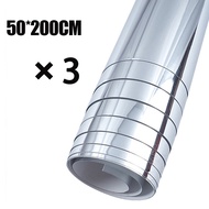 50x200cm กระจกแผ่น กระจกพลาสติก สำหรับติดผนัง มีกาวในตัว กระจกติดผนัง กระจกความละเอียดสูง สติ๊กเกอร์