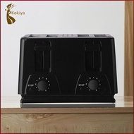 [kokiya] 4 Slices Counter Toaster Sandwich Maker Household Convenient Wide Slots Breakfast Machine A