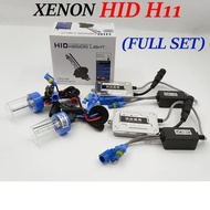 2PCS CAR XENON HID BULB HEADLIGHT FOG LAMP H3 H11 9006 HB4 6000K 55W XENON HID BULB LAMPU DEPAN BALL