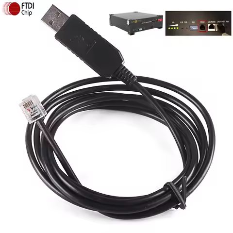 SunSynk Battery USB to RJ12 6P6C FTDI FT231XS RS232 Pace BMS Serial Converter Cable