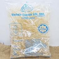 Nashmir  Kapsul Kosong HALAL Size 0 (1000pcs / HALAL) / Empty Gelatin Capsule / Empty Capsule