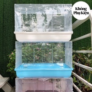 Hamster cage, Size 47cm with mica surface, NO ACCESSORIES