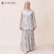 TOPGIRL Dennara Set Blouse And Skirt Blouse Sepasang Blouse Raya Blouse Wedding Blouse Floral Blouse
