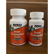 Now Foods Iron Complex 100 Veg Capsules Tablets