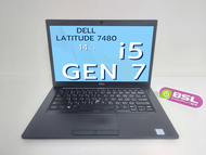 Premium Dell Latitude e7480 i5 gen 7 / 8GB / SSD 128GB โน๊ตบุ๊คมือสอง ลงโปรแกรมพร้อมใช้งาน พร้อมส่ง notebook used laptop