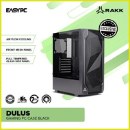 ❈ ∈ ✷ EasyPC | RAKK DULUS Gaming PC Case Black / RAKK DULUS PC Case | MARIS PRO CHASSIS FAN 3-in-1