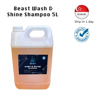 BEAST Car Shampoo 5L | Wash & Shine Formula | pH Neutral | Safe for Coating & Paint | Car Detailing