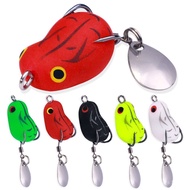 Mini Small Rabbit Frog Lure Fishing Bait 2.5cm Modified Sequin Double Hook Thunder Frog Heavy Grass 