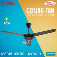 MASPION CEILING FAN KIPAS ANGIN PLAFON BALING BALING GANTUNG 48 INCH MCF 48-100 BK