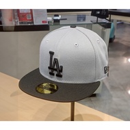 New Era 59fifty MLB Los Angeles Dodgers Gravel Black/Grey Fitted Cap 100% Original