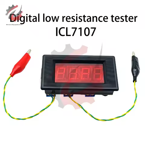 ICL7107 DC 5V Digital Ohmmeter Low Resistance Meter DIY Kits 35 MA High-precision OHM Meter Impedanc