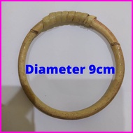 rotan bulat untuk dekorasi - ring rotan bulat - rotan bulat untuk pegangan tas - ring rotan lingkara