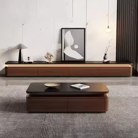 Entertainment Luxury Tv Stands Designer Shelf Wall Wood Nordic Tv Table Cabinets Console Archivadore