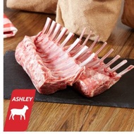 Ashley - 紐西蘭法式7-8支骨羊架原包2排(共14-16支骨)(700克以上)(急凍-18°C)#氣炸#燒烤#煎焗