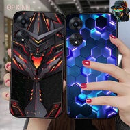 Glass phone case for oppo a78 5g / oppo a58 5g / a58 / a78 with men's style technology print